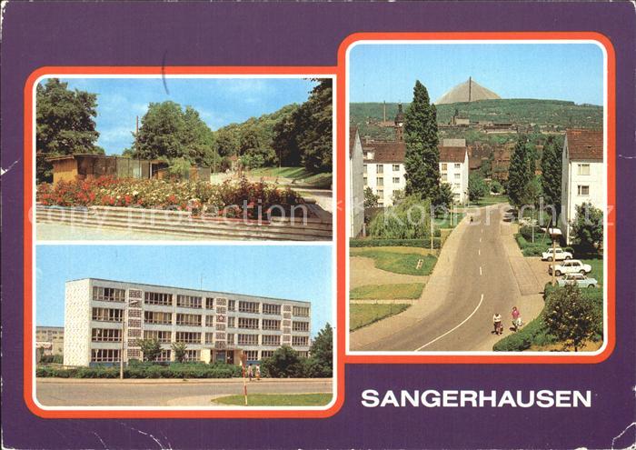 Sangerhausen Suedharz An der Walkmuehle Polytechnische POberschule Suedsiedlung