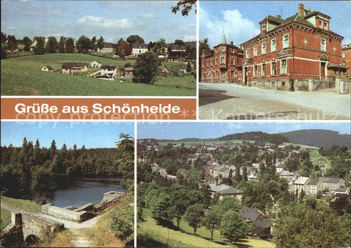 Schoenheide Erzgebirge Oberdorf Ernst Thaelmann Strasse Stausee