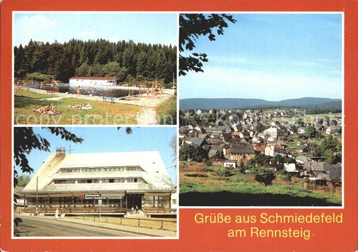 Schmiedefeld Rennsteig Waldbad Crux Erholungsheim Deutsch- Sowjetische Freundsch
