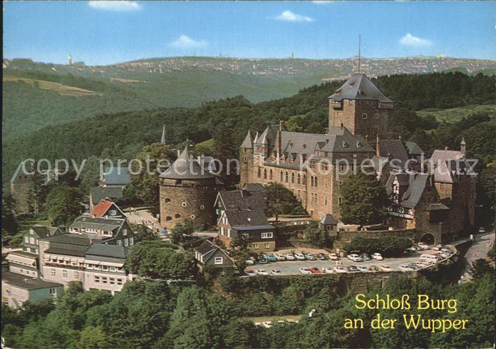 Solingen Fliegeraufnahme Schloss Burg an der Wupper