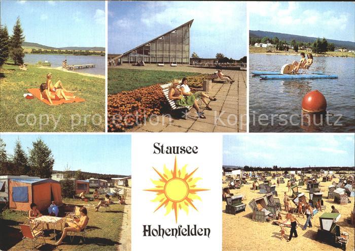 Hohenfelden Stausee Badestrand Zeltplatz