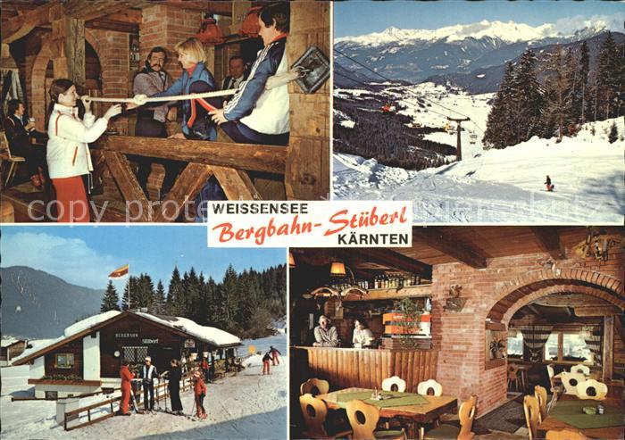 Weissensee Kaernten Bergbahn Stueberl
