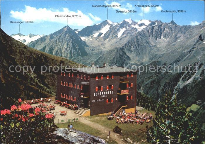 Neustift Stubaital Tirol Bergrestaurant Elferhuette