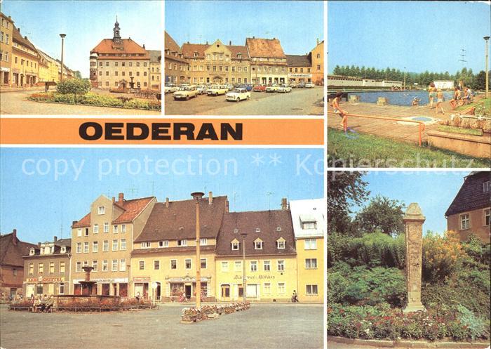 Oederan Rathaus am Platz der Befreiung Stadtbad