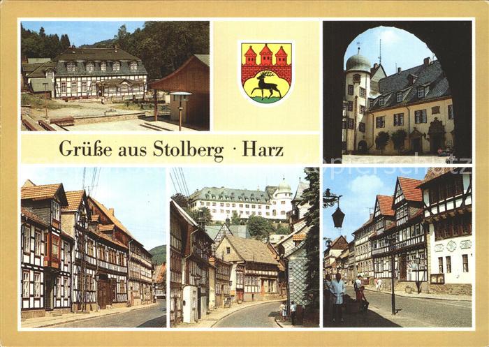 Stolberg Harz Gaststaette Waldfrieden Schlosshof Thomas Muenzer Gasse