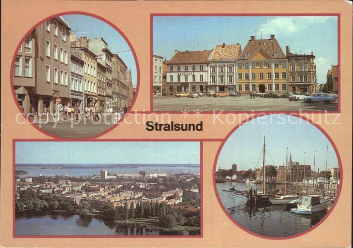 Stralsund Mecklenburg Vorpommern Alter Markt Hafen