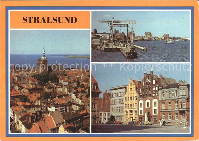 Stralsund Mecklenburg Vorpommern Hafen Alter Markt