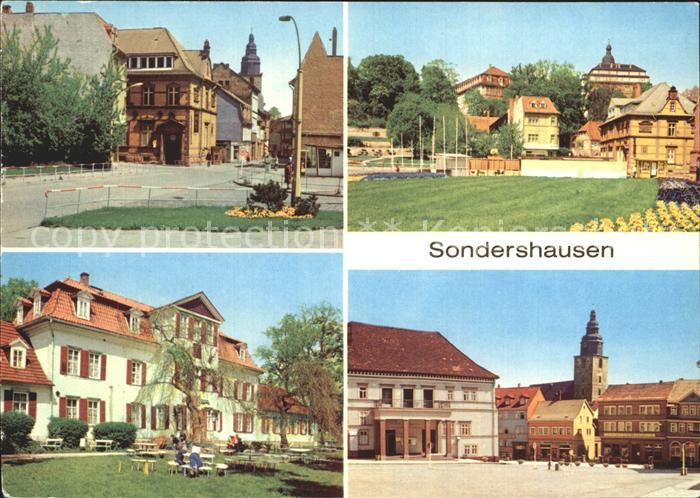 Sondershausen Thueringen Schloss Wilhelm Pieck Strasse Rathaus