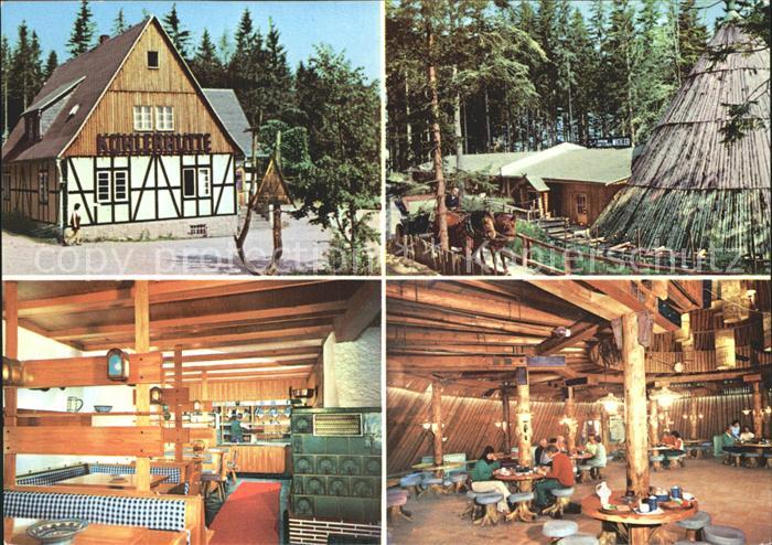 Sosa Erzgebirge Gaststaetten Koehler Huette und Meiler an der Talsperre des Frie