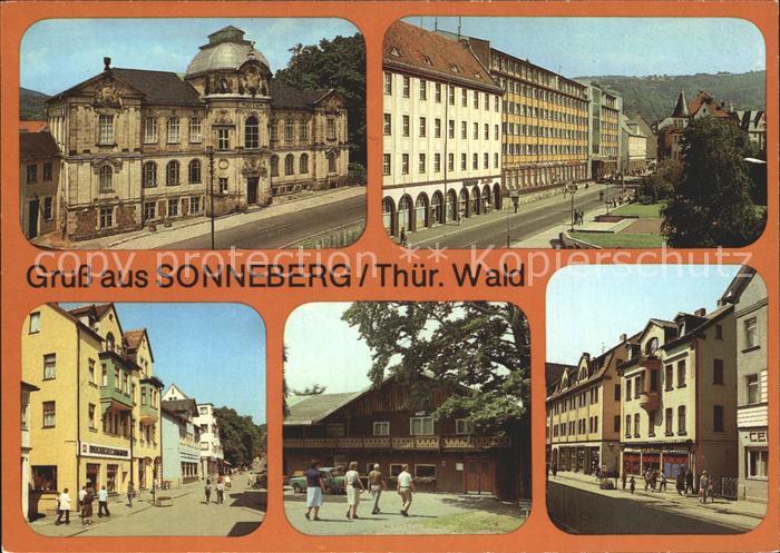 Sonneberg Thueringen Karl Marx Strasse Naherholungszentrum Blockhuette