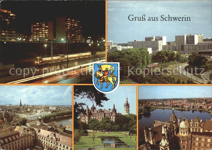 Schwerin Mecklenburg Strasse der Deutsch Sowjetischen Freundschaft Altstadt Schl