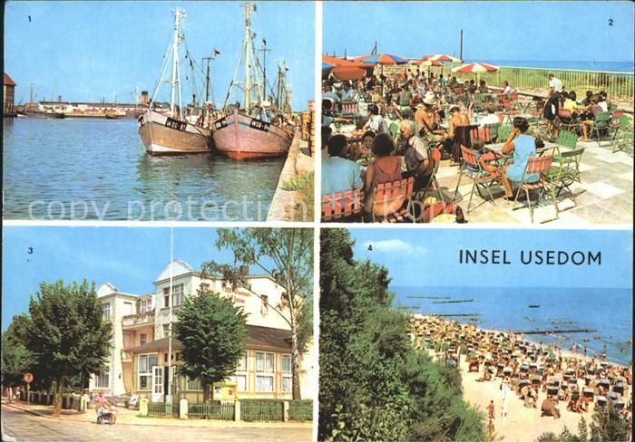 Usedom Mecklenburg-Vorpommern Hafen Karlshagen Koelpinsee Erholungsheim Zur Osts