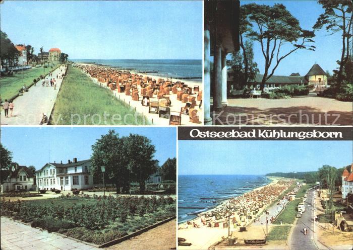 Kuehlungsborn Ostseebad Park Strand Promenade