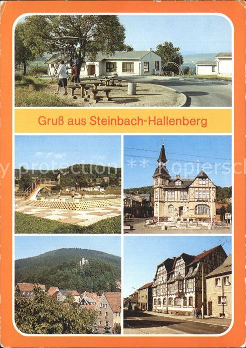Steinbach-Hallenberg Bergbaude Freibad Rat der Stadt Ruine Hallenburg