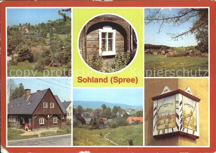 Sohland Spree Oberdorf Teilansicht Heimatmuseum