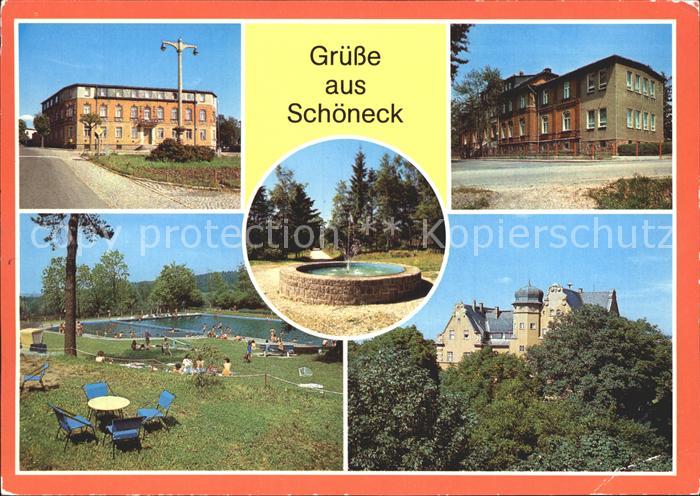 Schoeneck Vogtland Kinderheim Stadtpark Freibad