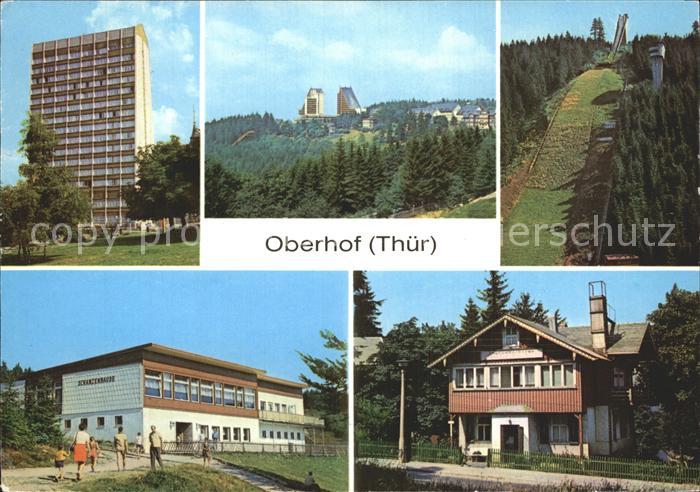 Oberhof Thueringen Erholungsheim Rennsteig Panorama
