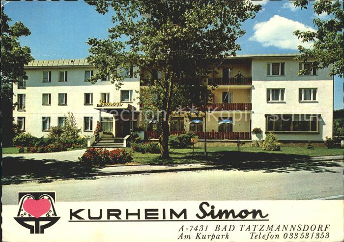 Bad Tatzmannsdorf Burgenland Kurheim Simon