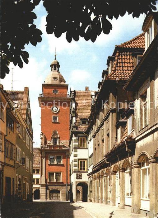Gotha Thueringen Blick zum Rathaus