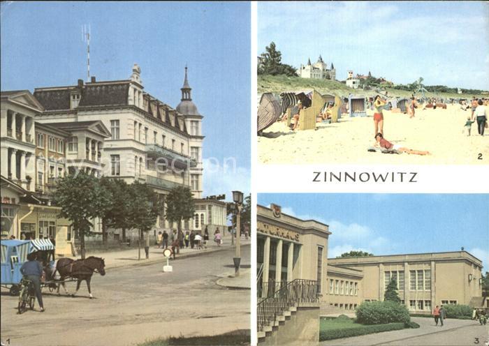 Zinnowitz Ostseebad Strand Promenade
