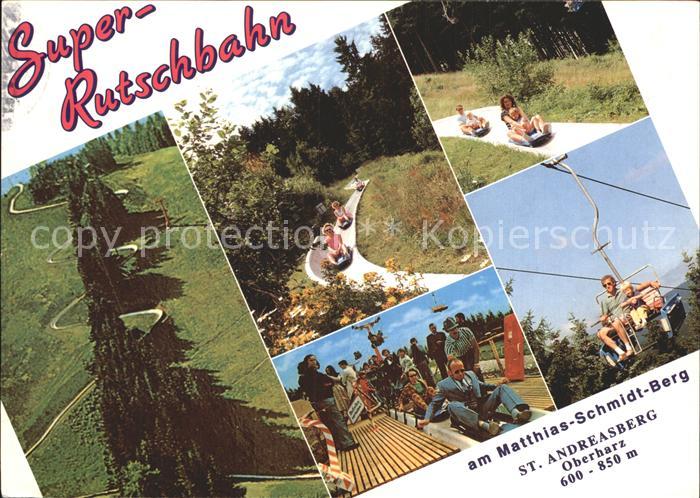 St Andreasberg Harz Super Rutschbahn am Matthias Schmidt Berg