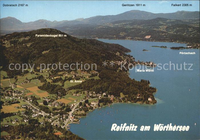 Reifnitz Woerthersee Fliegeraufnahme
