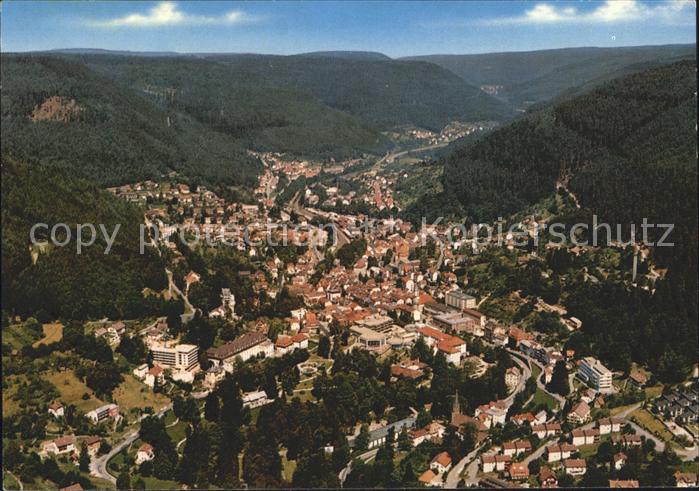 Wildbad Schwarzwald Fliegeraufnahme