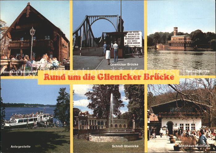 Glienick Glienicker Bruecke Schloss Glienicke Anlegestelle