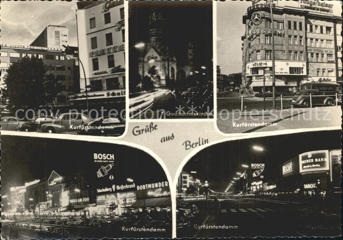 BERLIN CITY Kurfuerstendamm Gedaechtniskirche