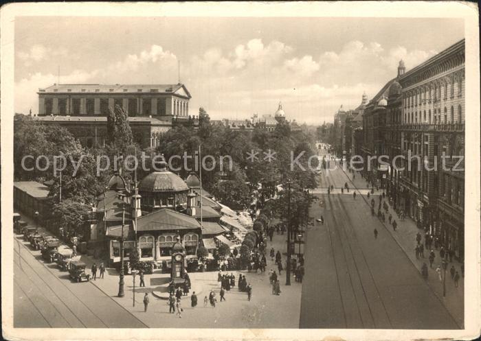 HANNOVER CITY Georgstrasse Kaffee Kroepcke Strassenbahn