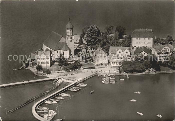 Bodensee Wasserburg Fliegeraufnahme