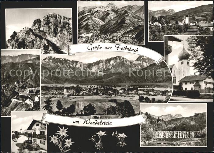 Feilnbach Bad Wendelstein Stadtansicht Wasserfall