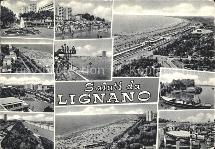 Lignano Strand Hafen