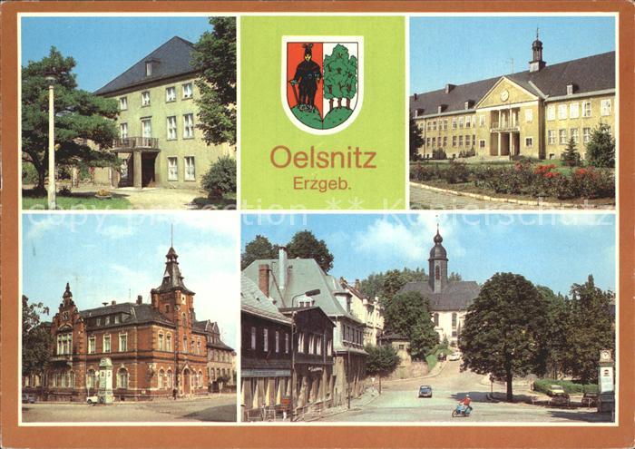 Oelsnitz Erzgebirge Kulturhaus Hans Marchwitza Ernst Schneller Oberschule Rathau