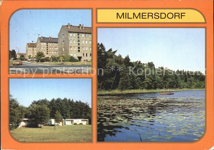 Milmersdorf Uckermark Neubauten Betonstr OT Ahrensdorf Leuna Ferienheim Am Temni