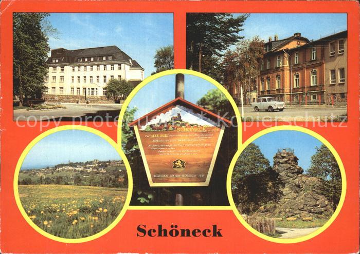 Schoeneck Vogtland Krankenhaus Kinderkurheim Teilansicht Der Alte Soell