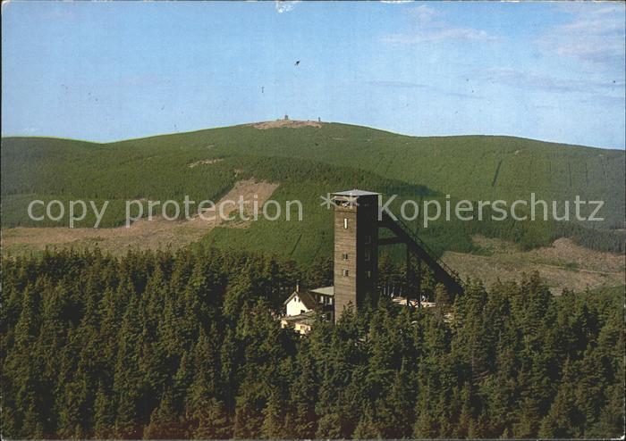Braunlage Harz Wurmbergschanze mit Brockenblick