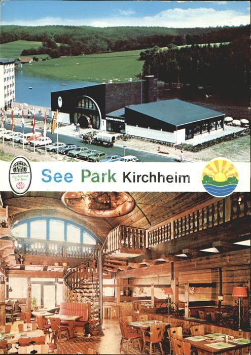 Kirchheim Hessen See Park Kirchheim Stausee Seehotel Gastraum