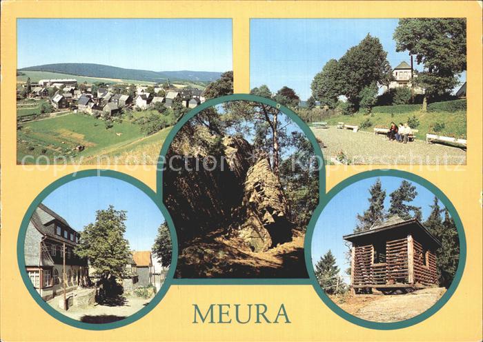 Meura Panorama Teilansicht Gaststaette Zum Haflinger Meurasteine Schutzhuette