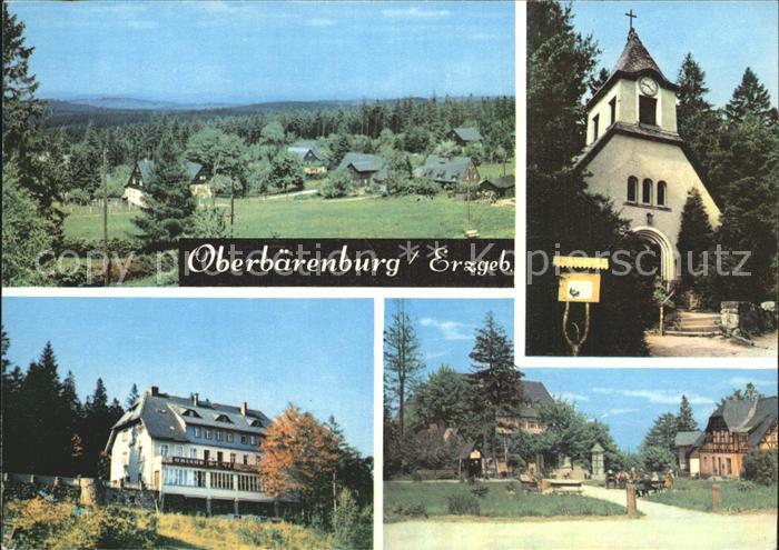 Oberbaerenburg Baerenburg Ortsblick Waldkapelle Urlauberkaffee Neues Leben FDGB