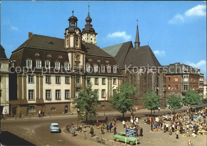 Weissenfels Saale Karl Marx Platz Kirche
