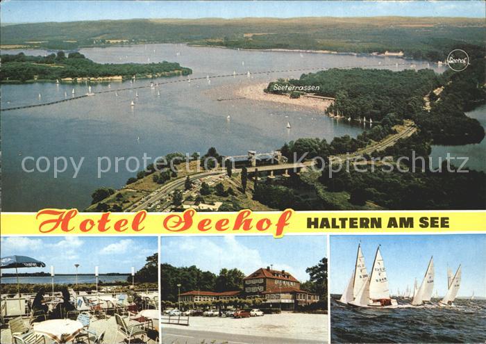 Haltern See Hotel Seehof Gaststaette Seeterrassen im Seebad Kleiner Seehof Segel