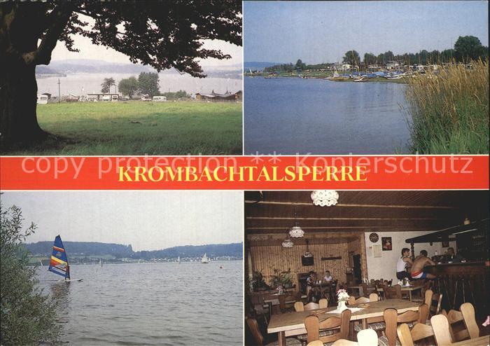 Mademuehlen Krombachtalsperre Haus am See Gaststube Bar