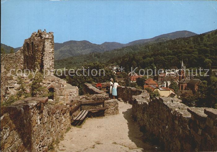BADENWEILER BW Burgruine Panorama