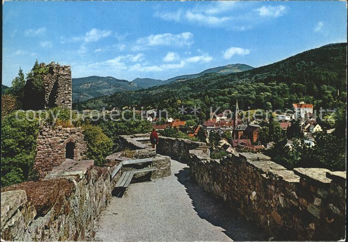 BADENWEILER BW Burgruine Panorama
