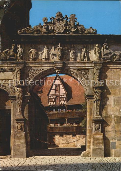 Bamberg Alte Hofhaltung Das alte Tor