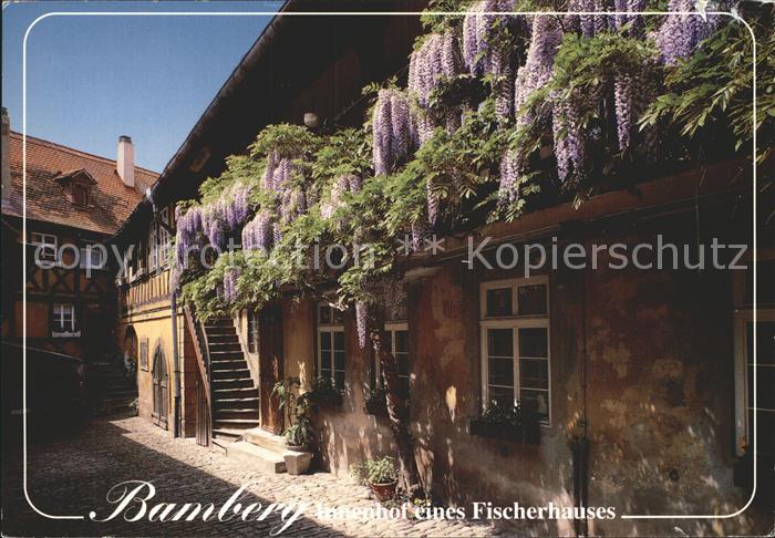 Bamberg Innenhof eines Fischerhauses