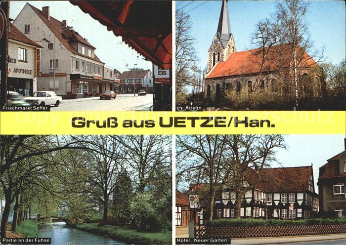 Uetze Frischmarkt Setter Ev Kirche Partie an der Fuhse Hotel Neuer Garten