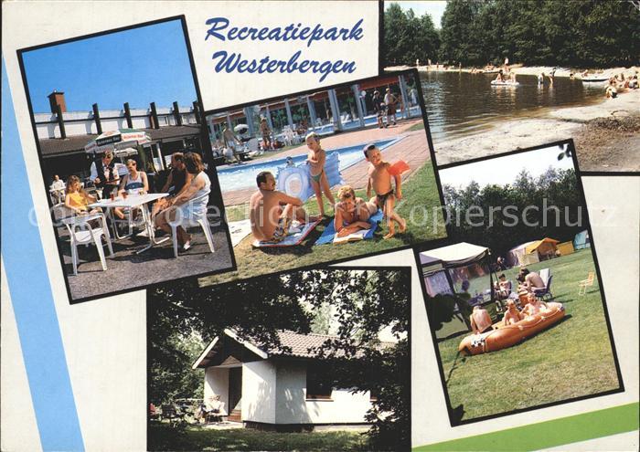 Echten Recreatiepark Westerbergen Terrasse Swimmingpool Strand Bungalow
