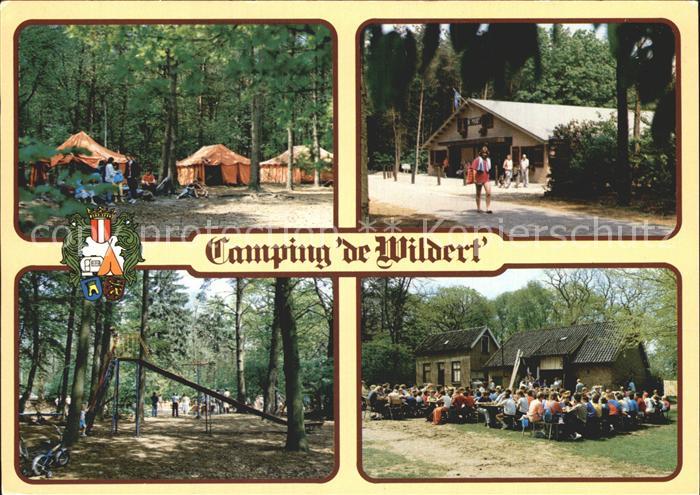 Bosschenhoofd Camping de Wildert Zelte Spielplatz Freiterrasse